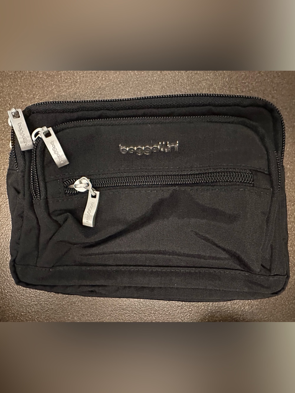Baggallini Triple Zip Crossbody Bag